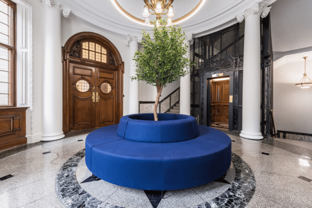 Boutique Workplace Holborn Town Hall foyer 1024x683