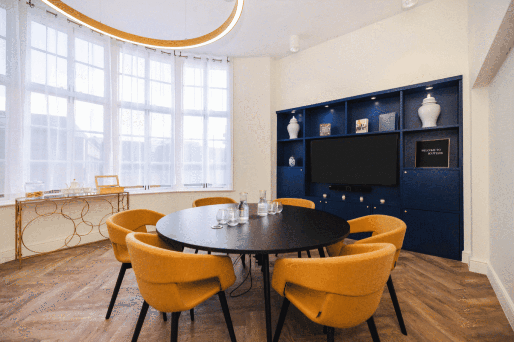 Boutique Workplace Holborn Town Hall meeting room 1024x683