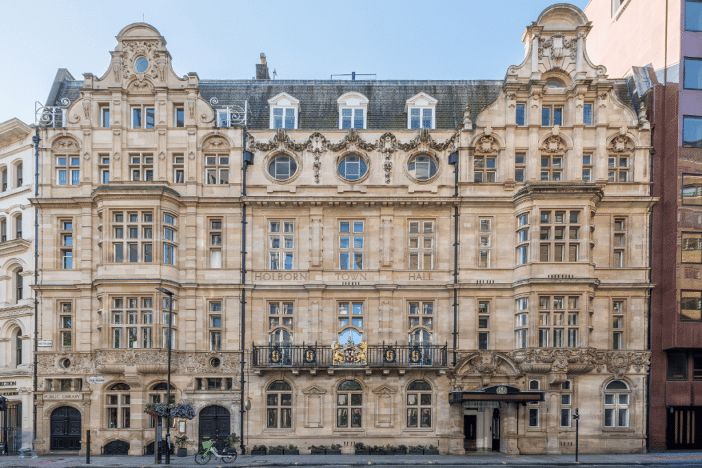 Boutique Workplace Holborn Town Hall office building 1024x683